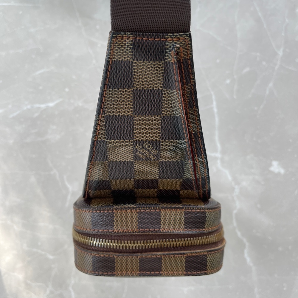Louis Vuitton Damier Ebene Canvas Geronimos Unisex Crossbody Sling Belt Bag - Picture 3 of 17